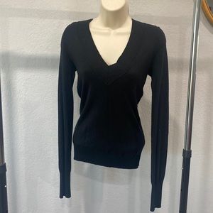 Black Express V Neck Sweater